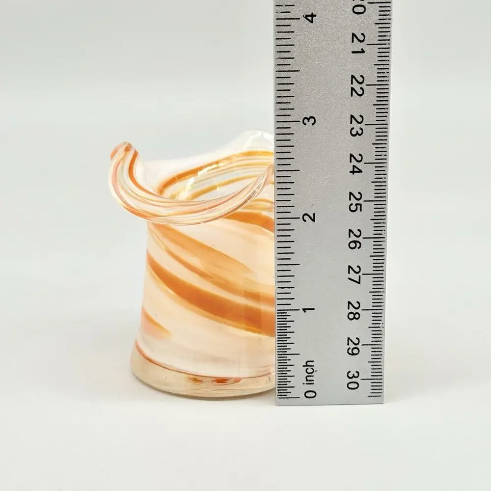 Vintage Hand Blown Art Glass 2.75